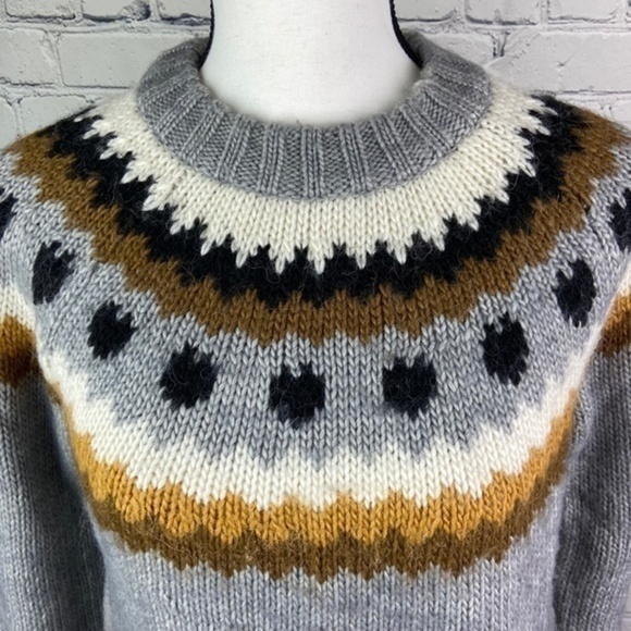 H&M Sweater Top Womens Size XS Crew Neck Knit Three Quarter Sleeve - Picture 2 of 11